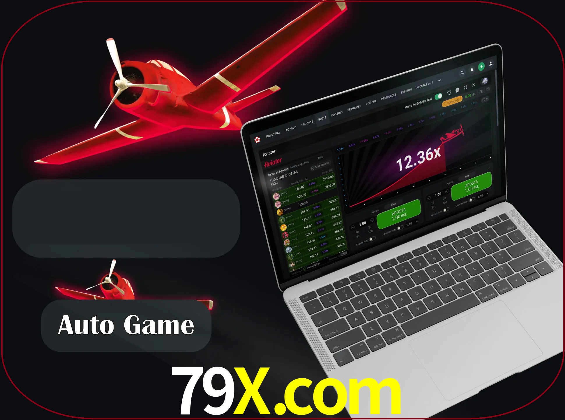 No modo automático, os jogos apostam e sacam seu dinheiro automaticamente.